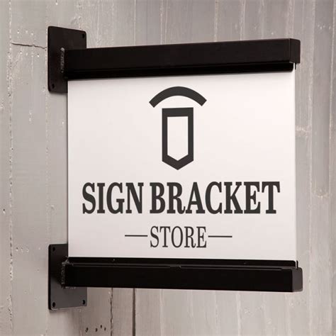 personalized hanging metal signs with bracket decorative|building mounted signage bracket.